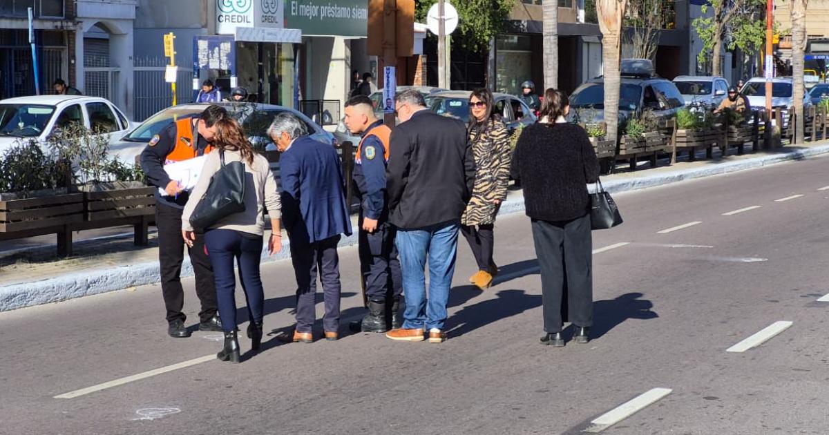 IMAacuteGENES- La Justicia reconstruye el choque en el que murioacute Mariana Ibaacutentildeez sobre avenida Belgrano
