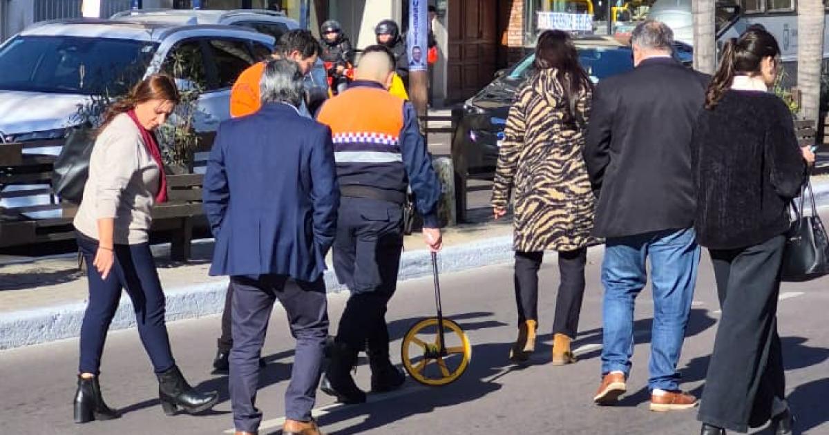 IMAacuteGENES- La Justicia reconstruye el choque en el que murioacute Mariana Ibaacutentildeez sobre avenida Belgrano
