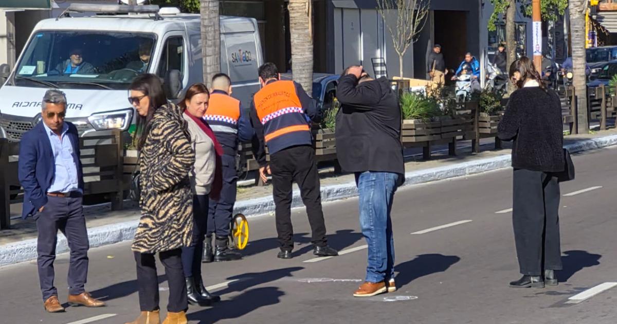 IMAacuteGENES- La Justicia reconstruye el choque en el que murioacute Mariana Ibaacutentildeez sobre avenida Belgrano