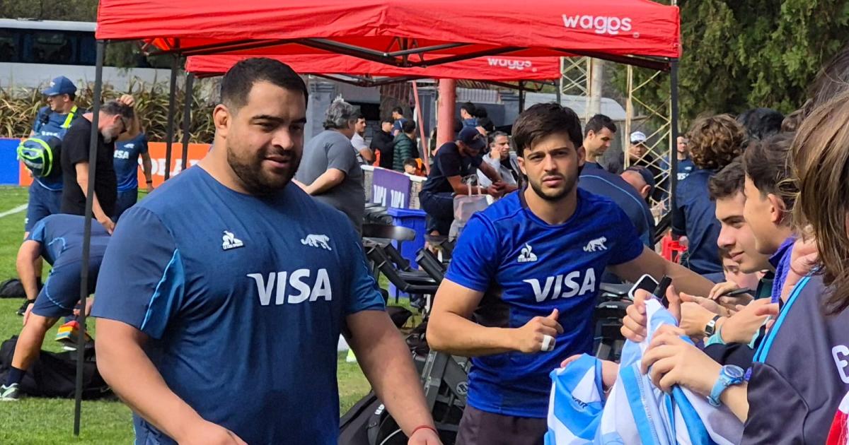 El calor de los hinchas acompantildeoacute a Los Pumas en la previa del partido con Inglaterra