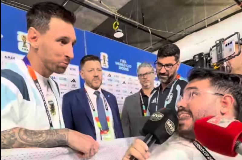 La vida le cambioacute el rumbo- nacioacute con paraacutelisis cerebral y terminoacute entrevistando a Messi en el Mundial 