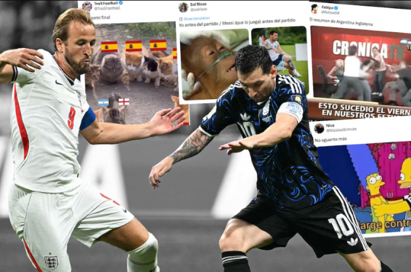 Mejores memes de la legendaria remontada de Argentina ante Inglaterra por las semifinales del Mundial 2026