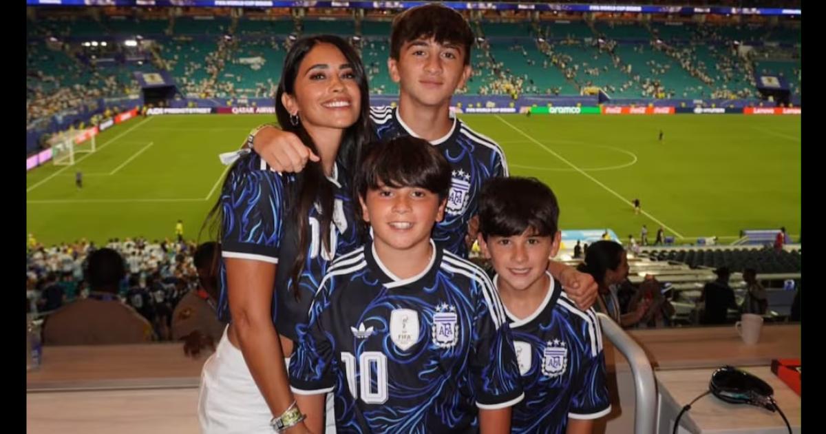 Al ritmo de La Cumbia de los Trapos- el festejo de Antonela Roccuzzo tras el pase de Argentina a la final del Mundial