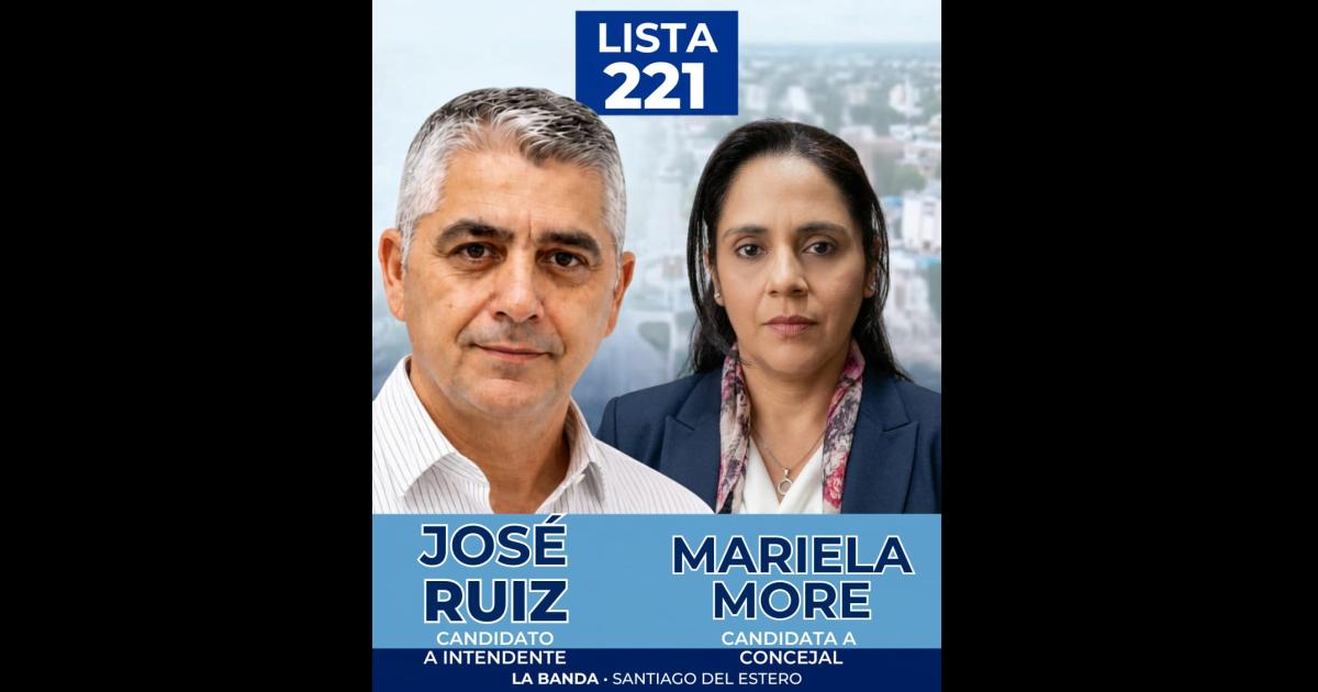 Junto a Joseacute Ruiz Mariela More presentoacute las propuestas educativas de la Lista 221