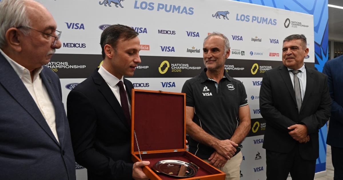 El Gobierno de la provincia hizo un reconocimiento a las autoridades de la Unioacuten Argentina de Rugby 
