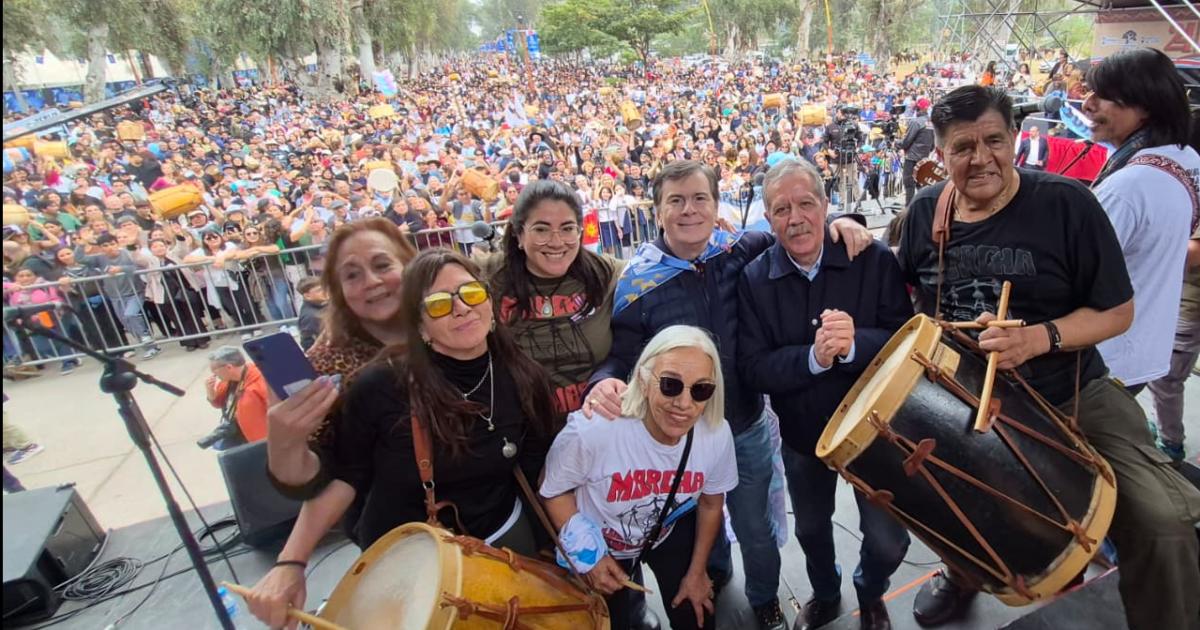 Tere Castronuovo tras la 24ordf Marcha de los Bombos- Fue un eacutexito total