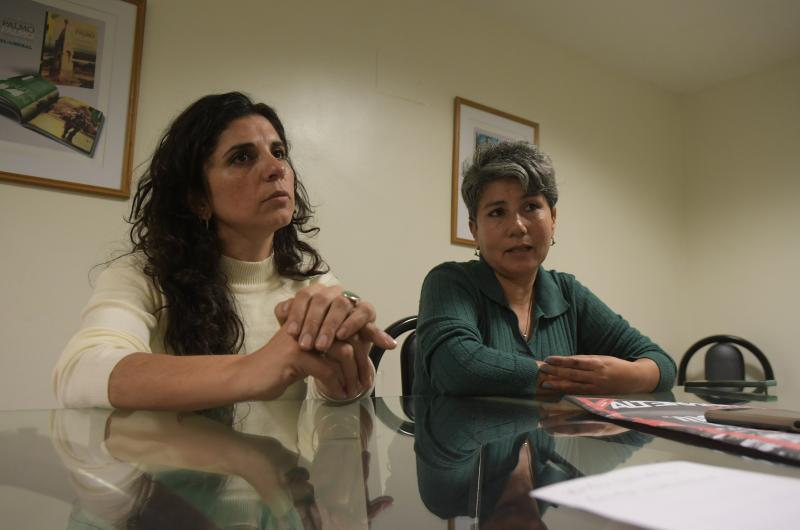 RESPALDO Trejo (derecha) junto a la legisladora electa Celeste Fierro del Frente de Izquierda Unida de Capital Federal