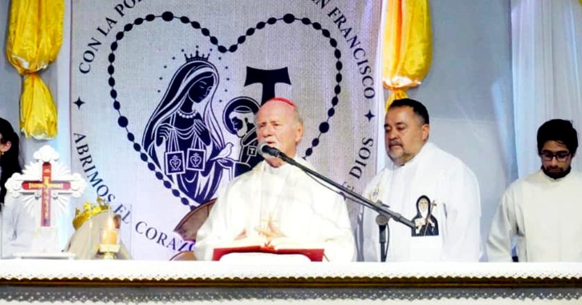 Pinto celebroacute a la Virgen del Carmen junto a las autoridades y el Arzobispo Bokalic