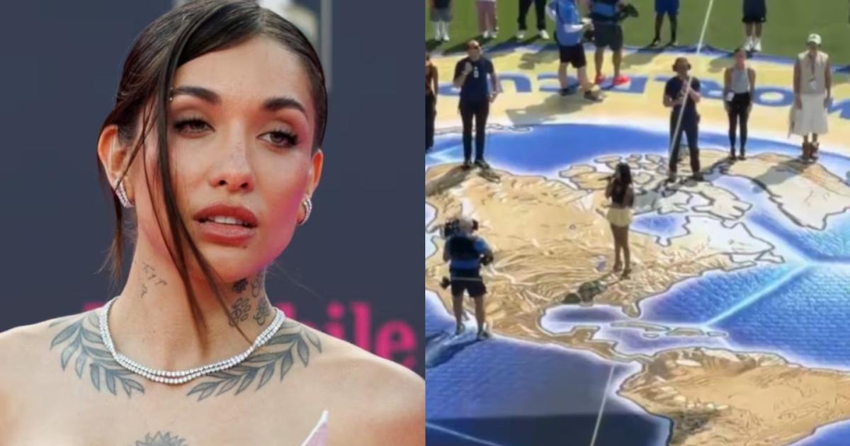 VIDEO- A horas de la final del Mundial aparecioacute el ensayo de Mariacutea Becerra para cantar el Himno