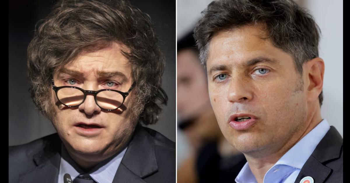 Encuesta nacional proyecta empate teacutecnico entre Milei y Kicillof en un eventual balotaje de 2027