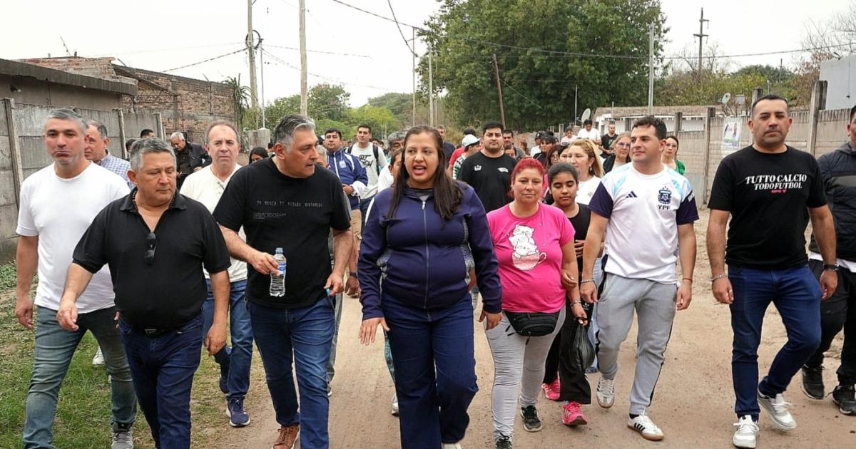Nediani encabezoacute el cierre del operativo de integracioacuten social en el barrio El Tuscal