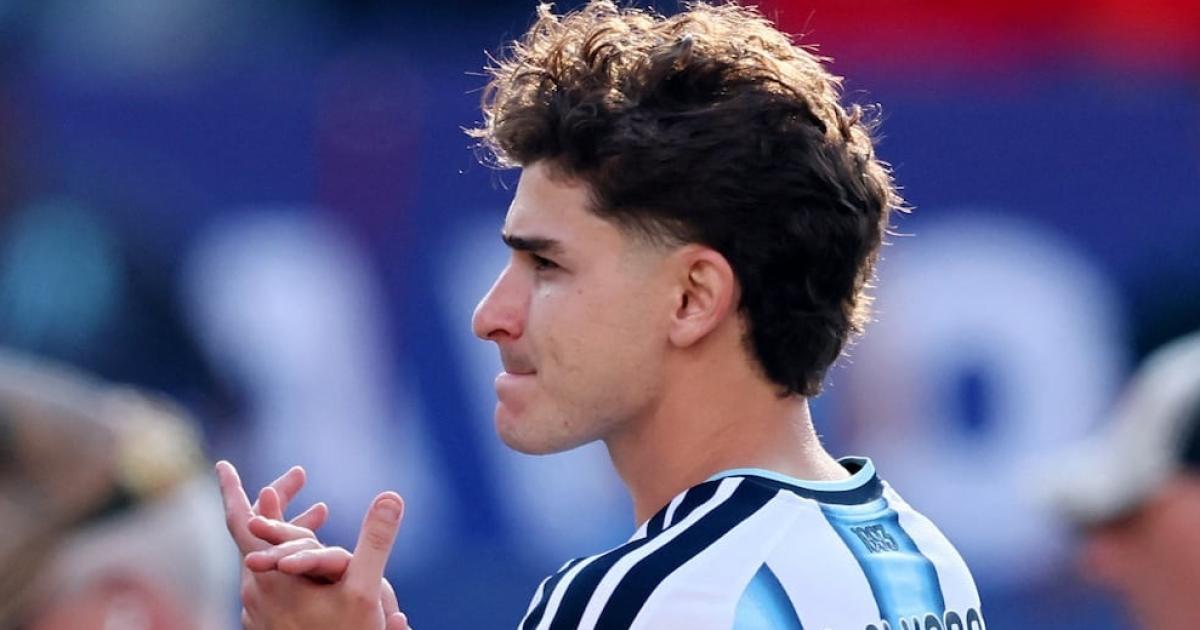 Vamos a levantarnos- el emotivo mensaje de Juliaacuten Aacutelvarez tras la final