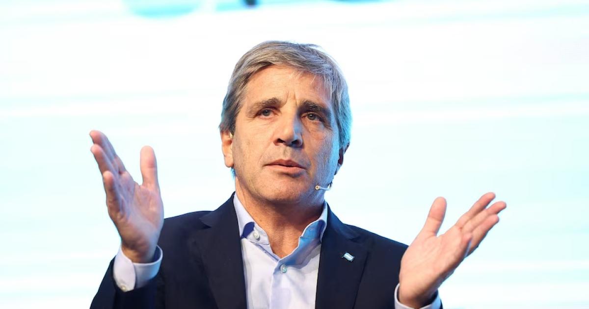 El Ministro de Economía Luis Caputo