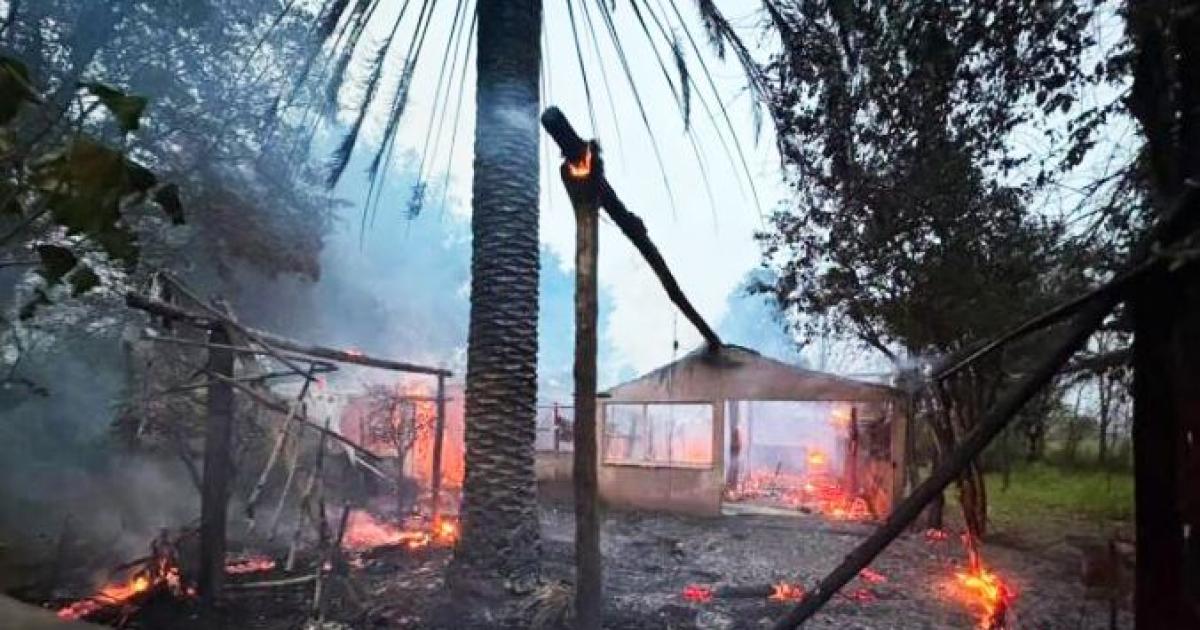 Tragedia en el Norte- una mujer de 82 antildeos murioacute al incendiarse por completo su vivienda