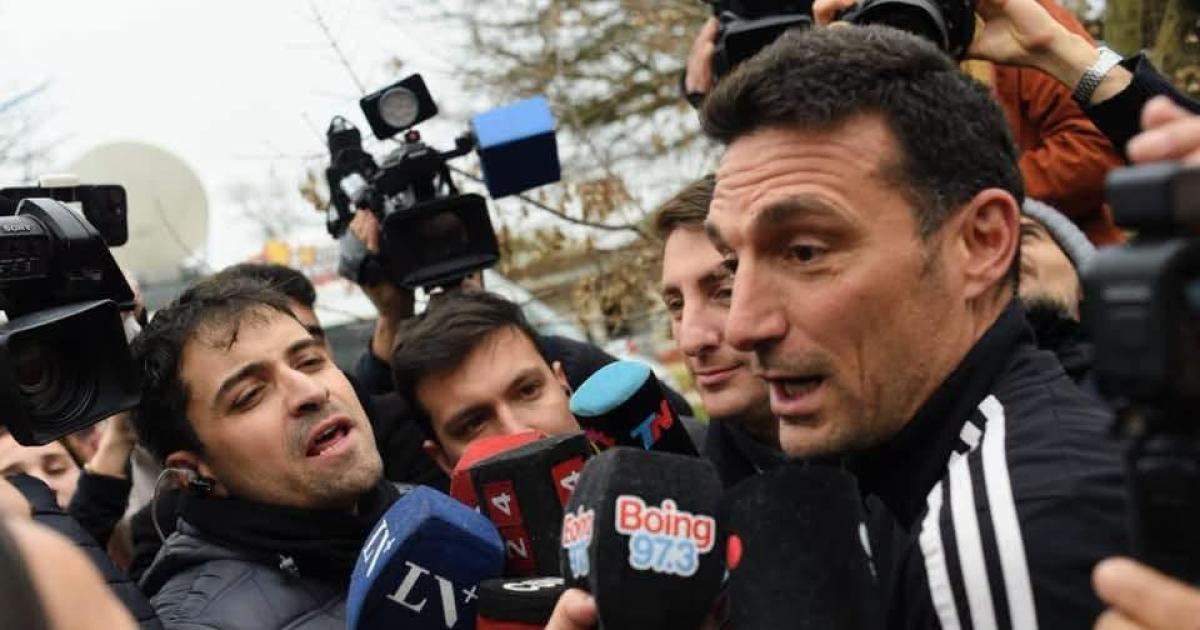Scaloni cuando llegoacute a Pujato- Hasta diciembre estoy no hagamos ruido