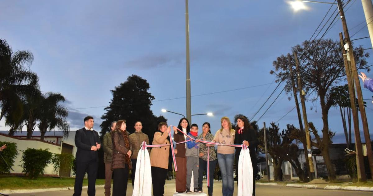 Yanina Iturre encabezoacute la inauguracioacuten de importantes obras