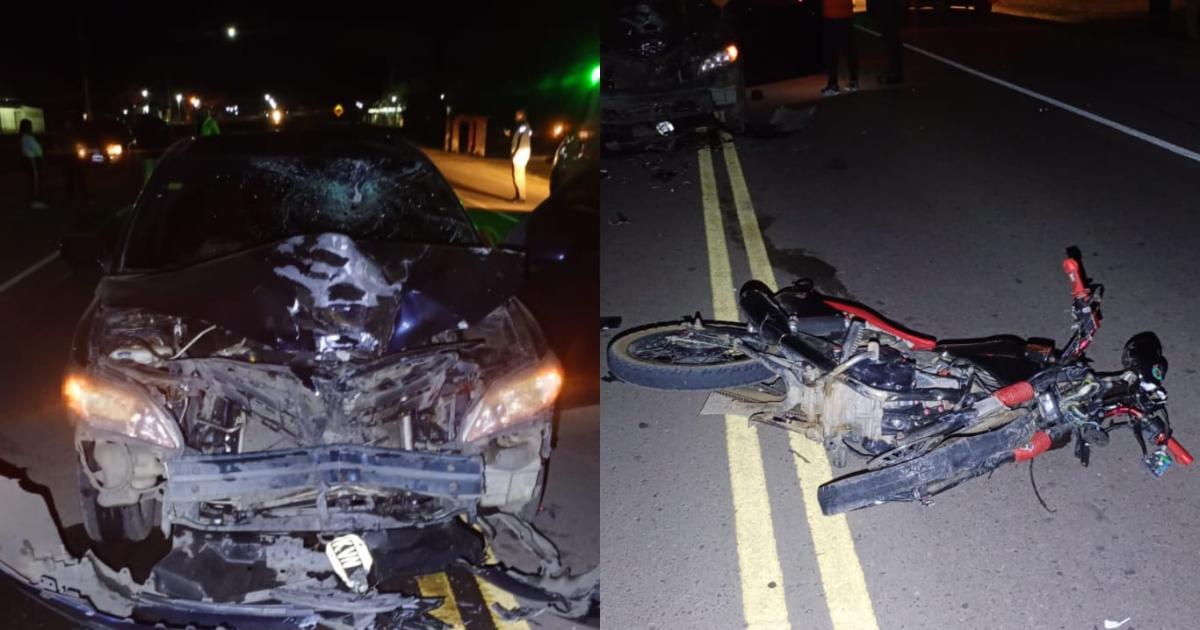 Motociclista murioacute al chocar con auto guiado por policiacutea tucumano