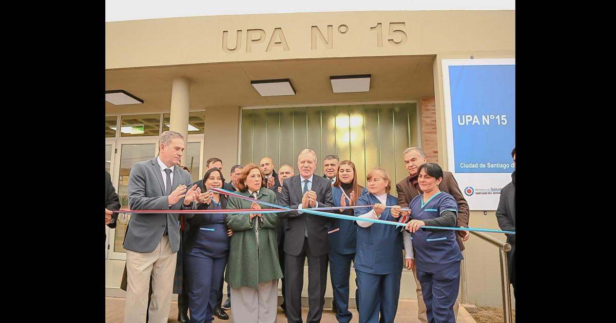 El gobernador Eliacuteas Suaacuterez inauguroacute la nueva UPA Ndeg 15 en el barrio Sarmiento de la Capital