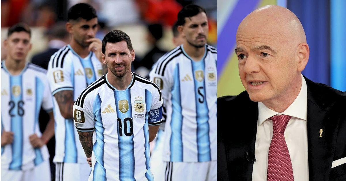 La carta de Infantino a la Seleccioacuten Argentina tras perder la final del Mundial