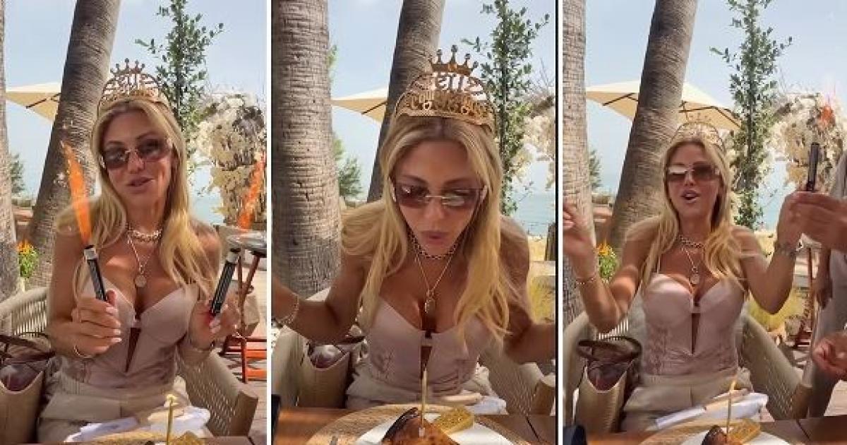 Evangelina Anderson festejoacute su cumpleantildeos como una princesa y sorprendioacute con una confesioacuten sobre su vida sentimental