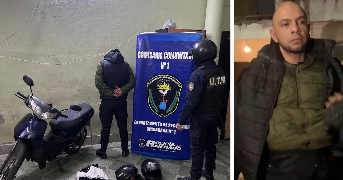 VIDEO  Persecucioacuten fuga y captura- detuvieron al conocido MK acusado de varios arrebatos en Santiago
