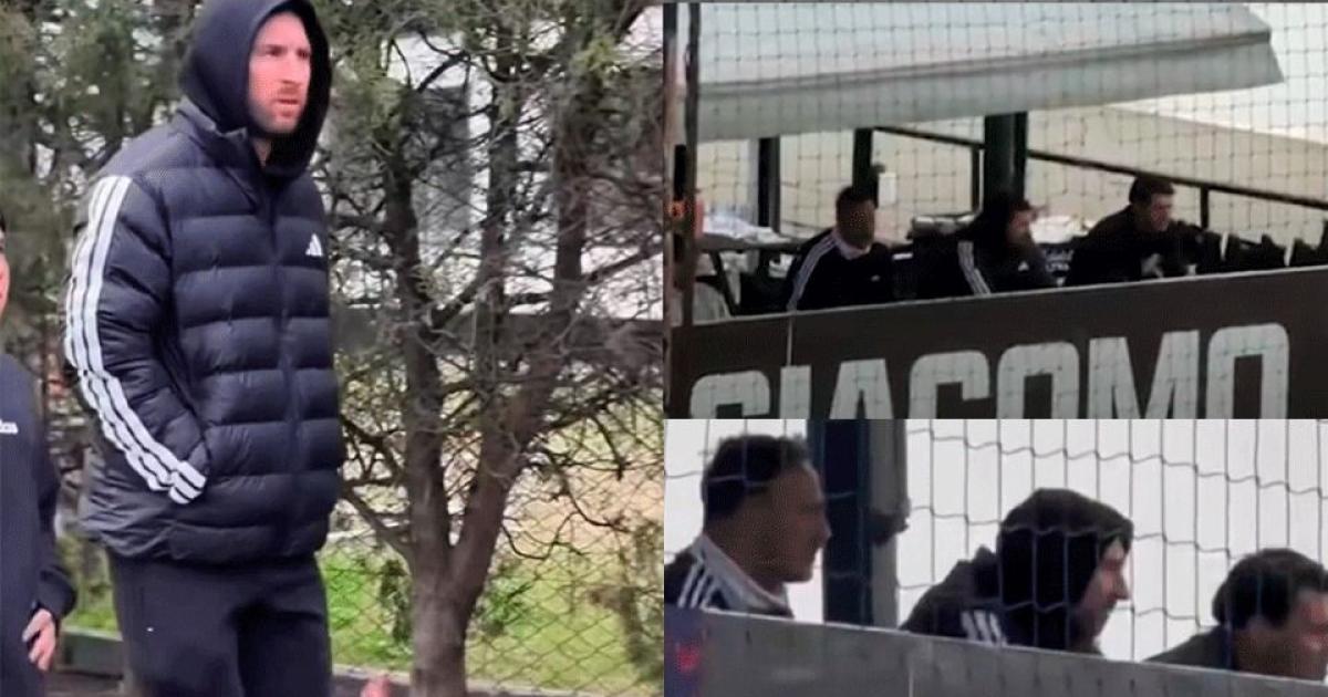 Messi reaparecioacute en un partido de fuacutetbol luego de la final del Mundial