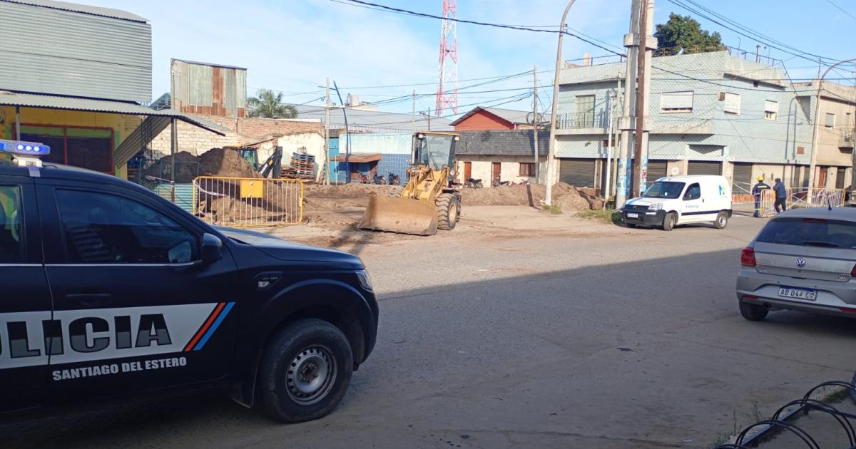 La rotura de un cantildeo de la red de gas puso en vilo a los vecinos de Friacuteas