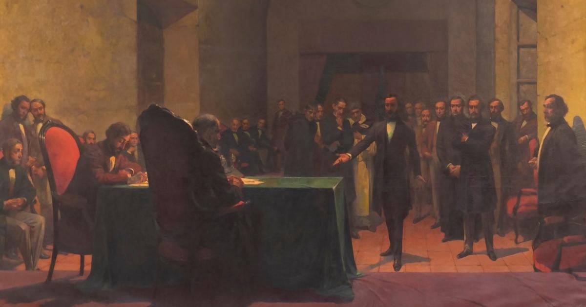 Jose Benjamin Gorostiaga el padre de la Constitucioacuten