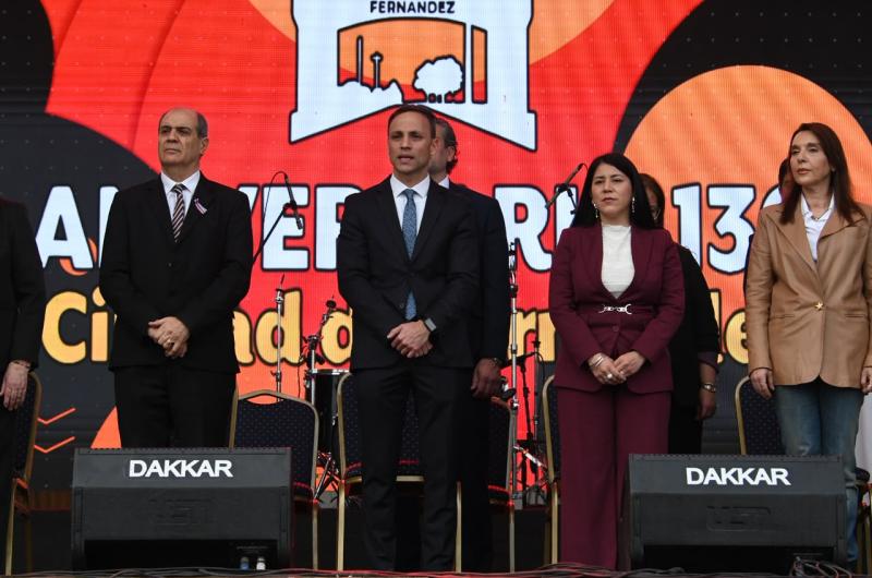 Fernaacutendez celebroacute su 136deg aniversario