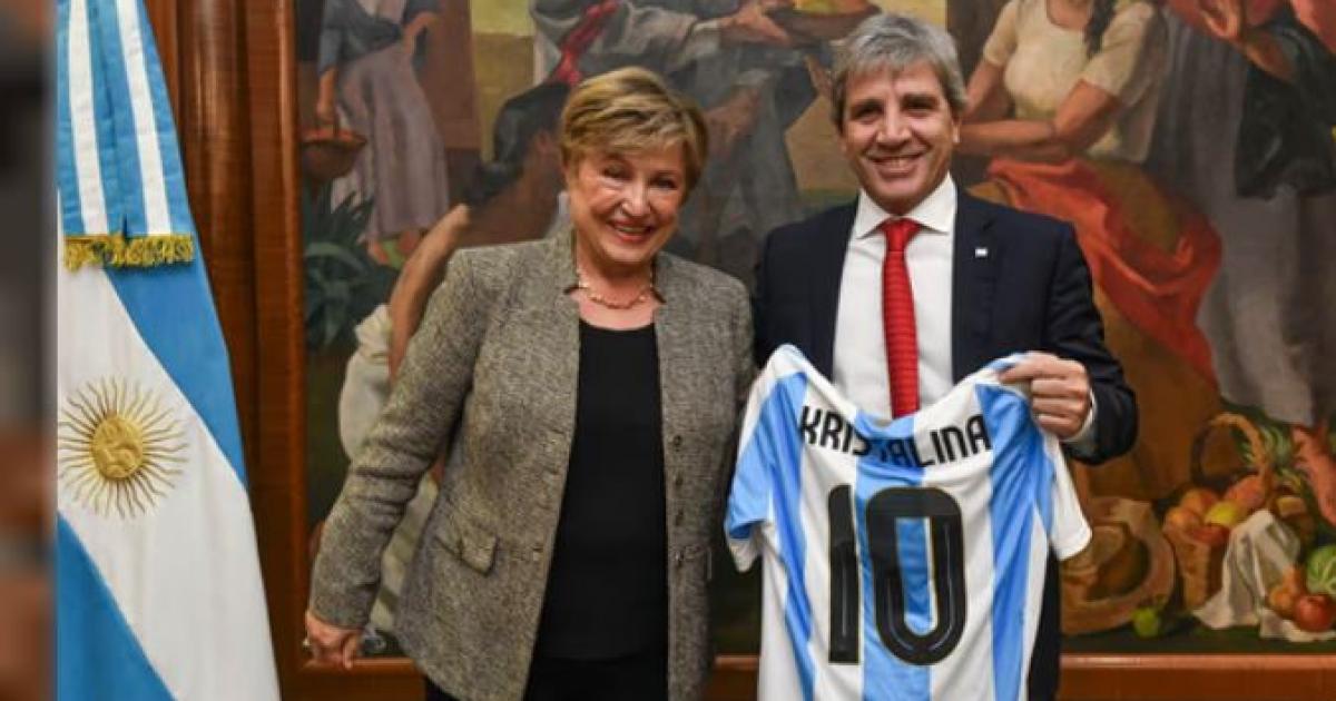 Georgieva Caputo y Milei repasaron el rumbo econoacutemico y el FMI volvioacute a respaldar el programa del Gobierno
