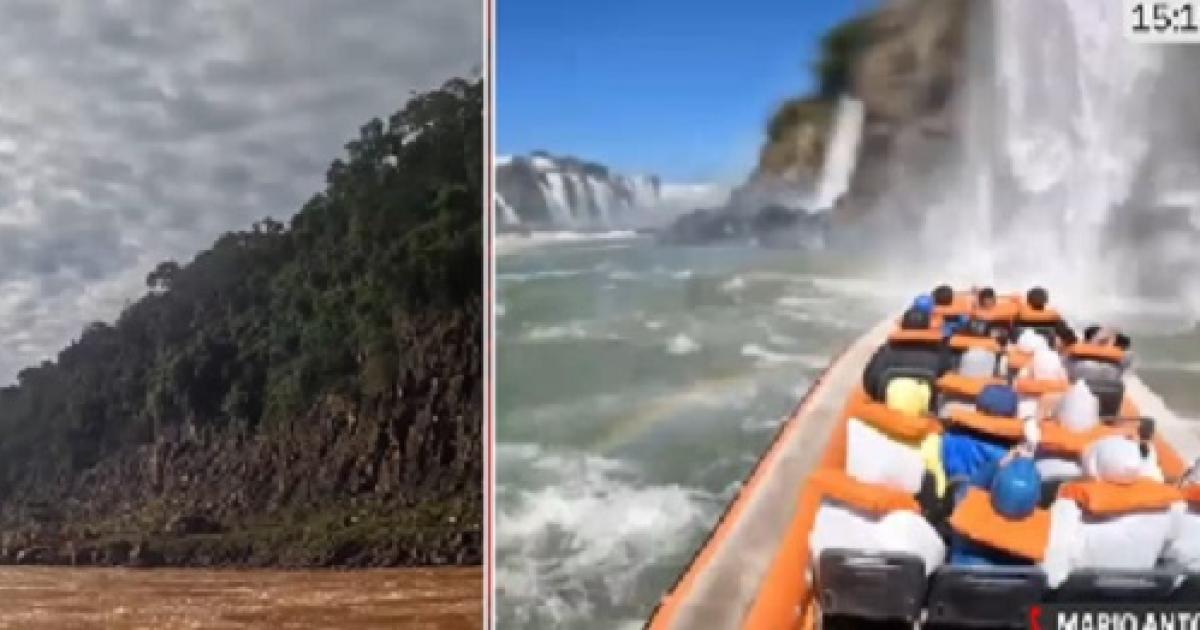 Tragedia en las Cataratas del Iguazuacute- murioacute un turista tras el vuelco de una embarcacioacuten de paseo