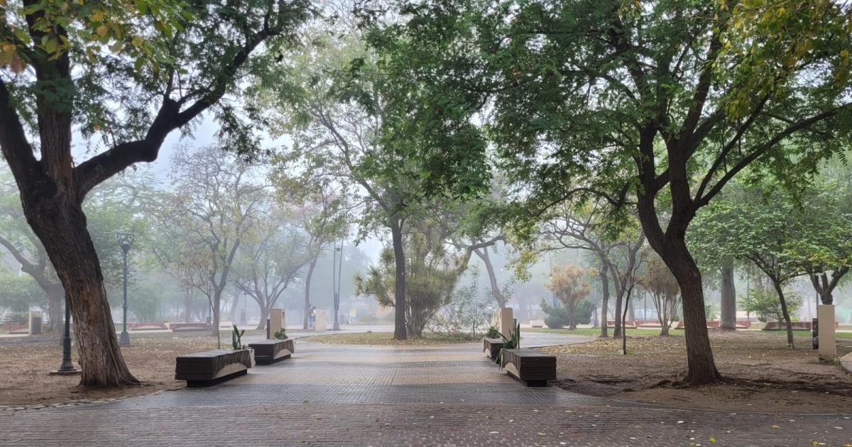 Una densa neblina cubrioacute gran parte de la ciudad de Santiago del Estero 