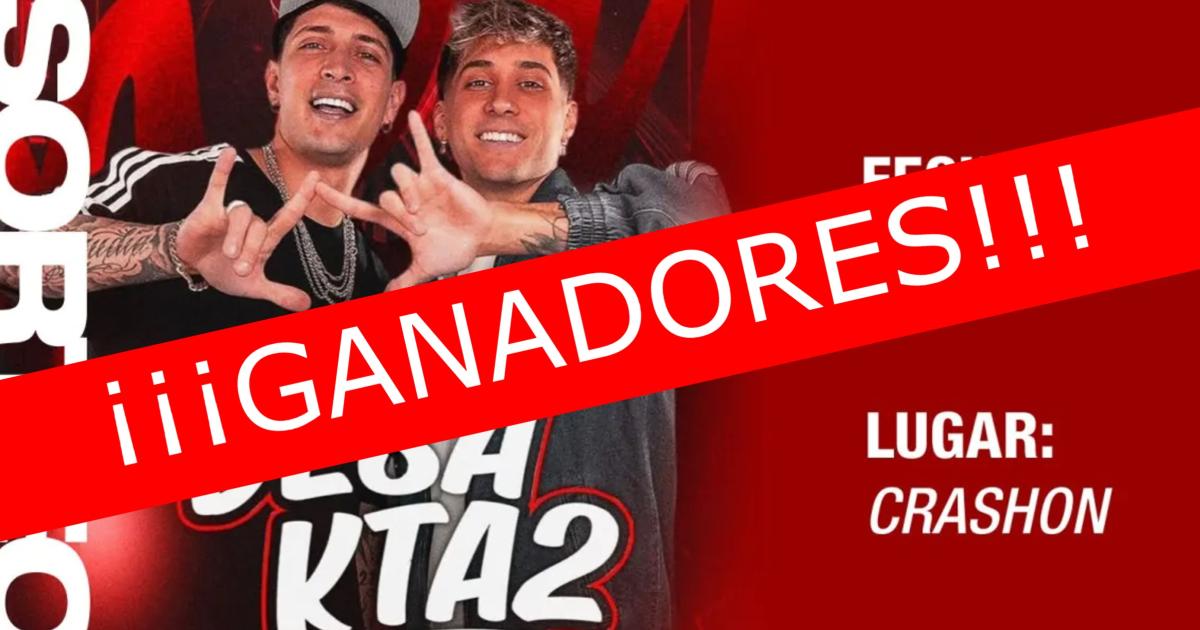 iexclEstos son los ganadores de las entradas para ver a DesaKTa2