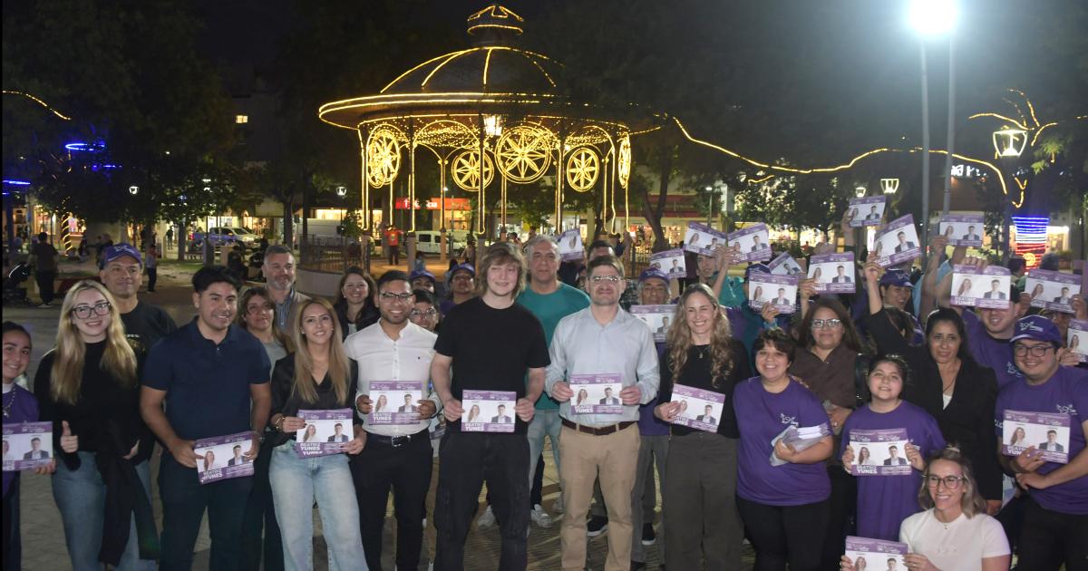 El cierre de campantildea fue con una caminata por el centro y el respaldo de referentes nacionales