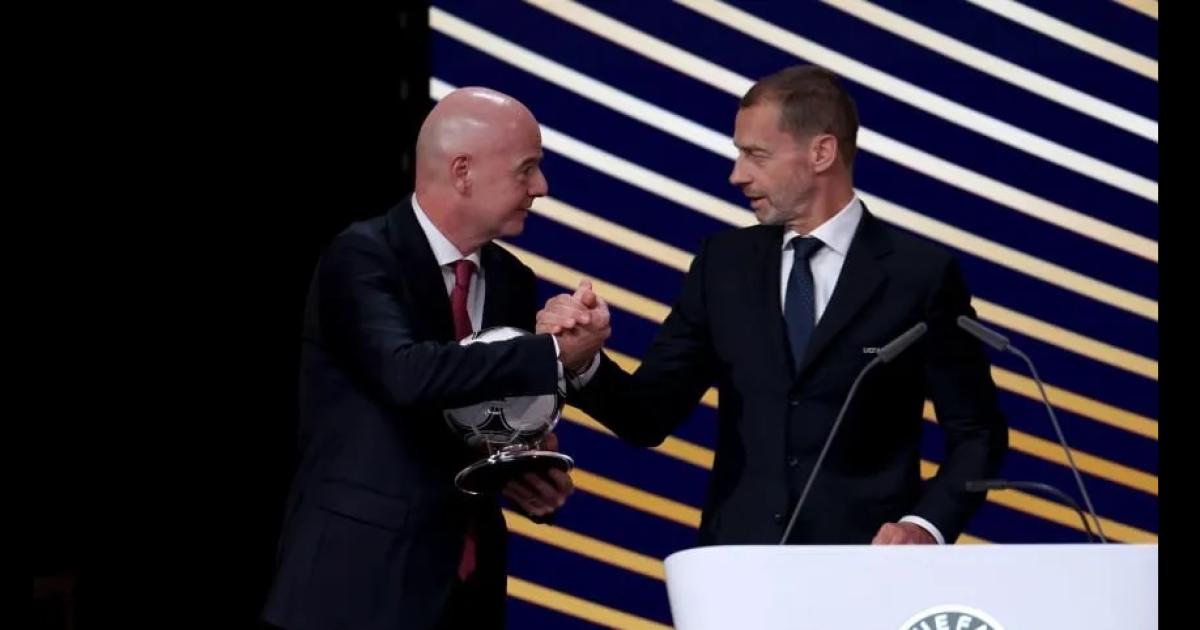 Crisis histoacuterica en el fuacutetbol mundial- la UEFA anuncioacute que sus 55 selecciones no jugaraacuten las competiciones de la FIFA