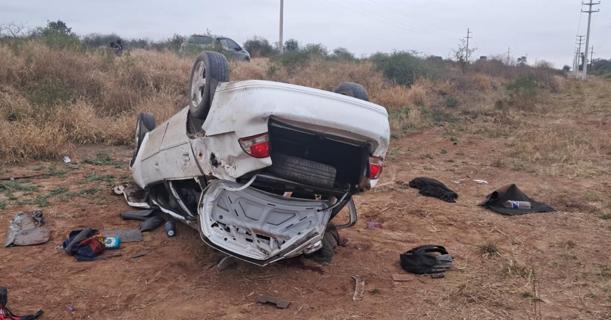 Traacutegico vuelco sobre la Ruta Provincial Nordm 4 dejoacute una mujer fallecida y varios heridos