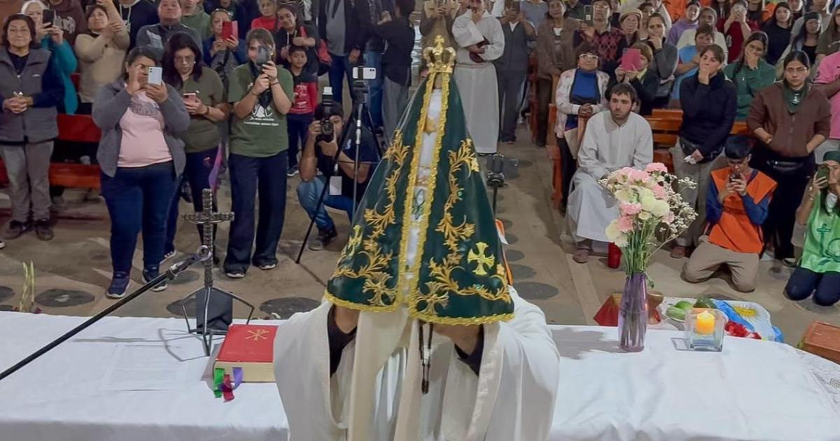 Una multitud participoacute de la fiesta patronal de la Virgen de Huachana