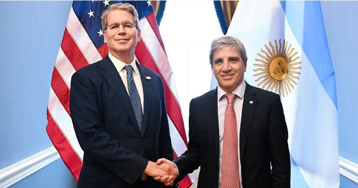 Luis Caputo viajar a EEUU para la cumbre del G20 y se reencontrar con Scott Bessent