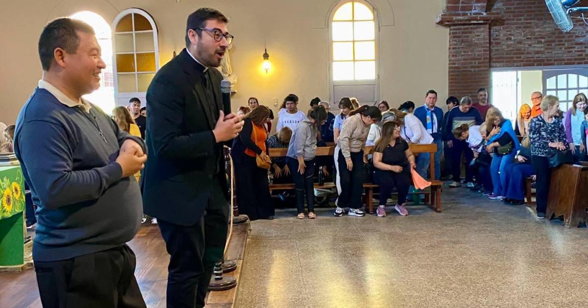 El padre Luis Zazano presidioacute una Jornada de Evangelizacioacuten