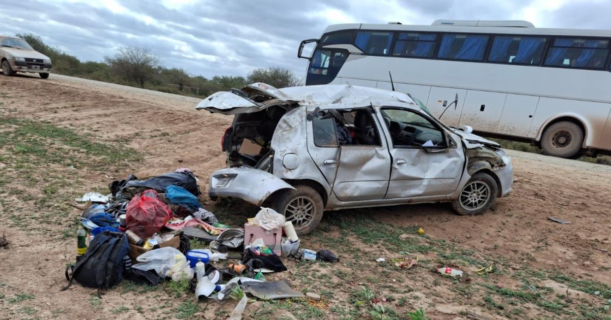 Saltentildeo murioacute tras un violento vuelco con su auto y su acompantildeante estaacute grave
