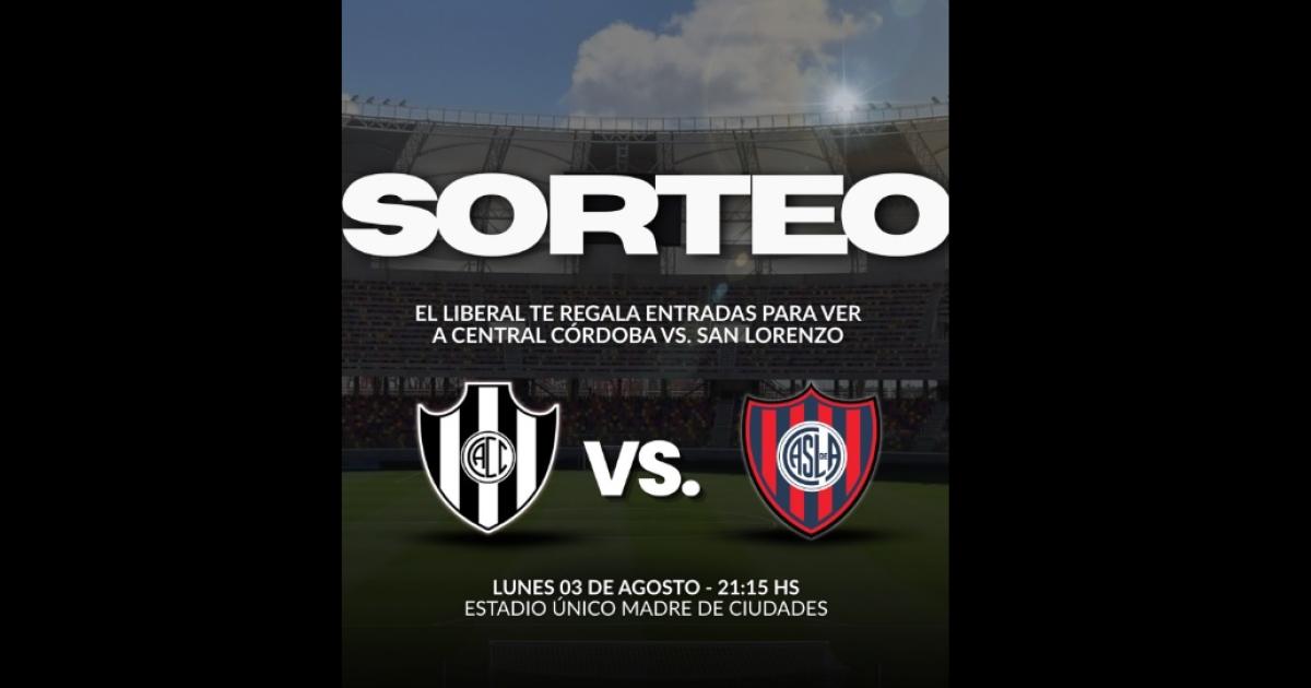 iexclEstos son los ganadores de las entradas para ver Central Coacuterdoba vs San Lorenzo