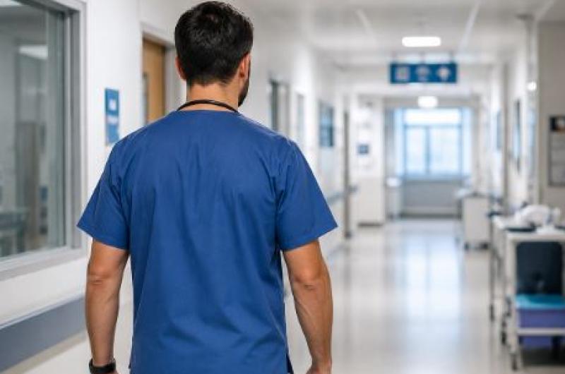 Enfermero acusado de abusar de una paciente - Foto generada por IA