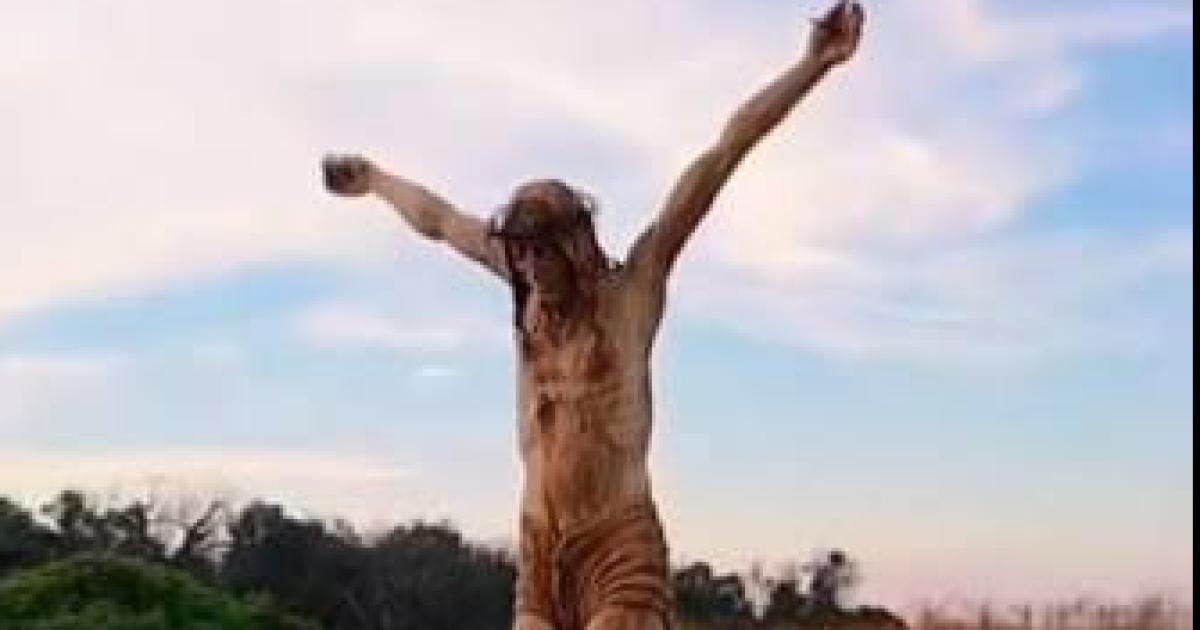 El Salvador Salvado- la escultura de Cristo que simboliza la esperanza tras la devastacioacuten