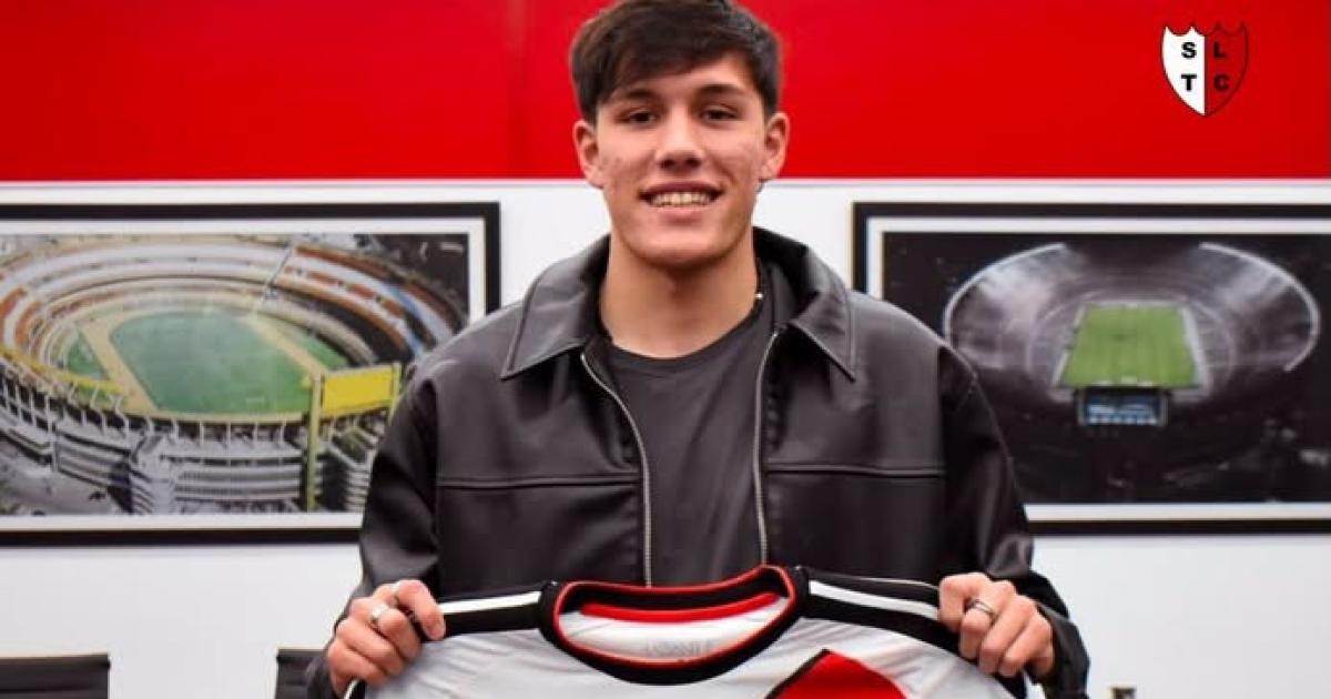 Del Santiago Lawn Tennis a River- Juan Segundo Miretti firmoacute su primer contrato profesional