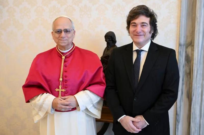 Milei celebroacute la visita del papa Leoacuten XIV- Una visita histoacuterica para todos los argentinos