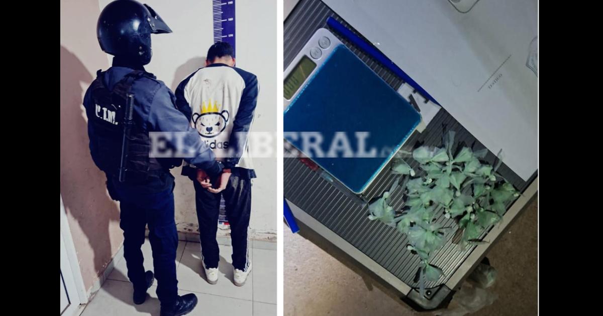 Aprehendieron a un joven con varias dosis de cocaiacutena y marihuana tras un intento de fuga en La Banda