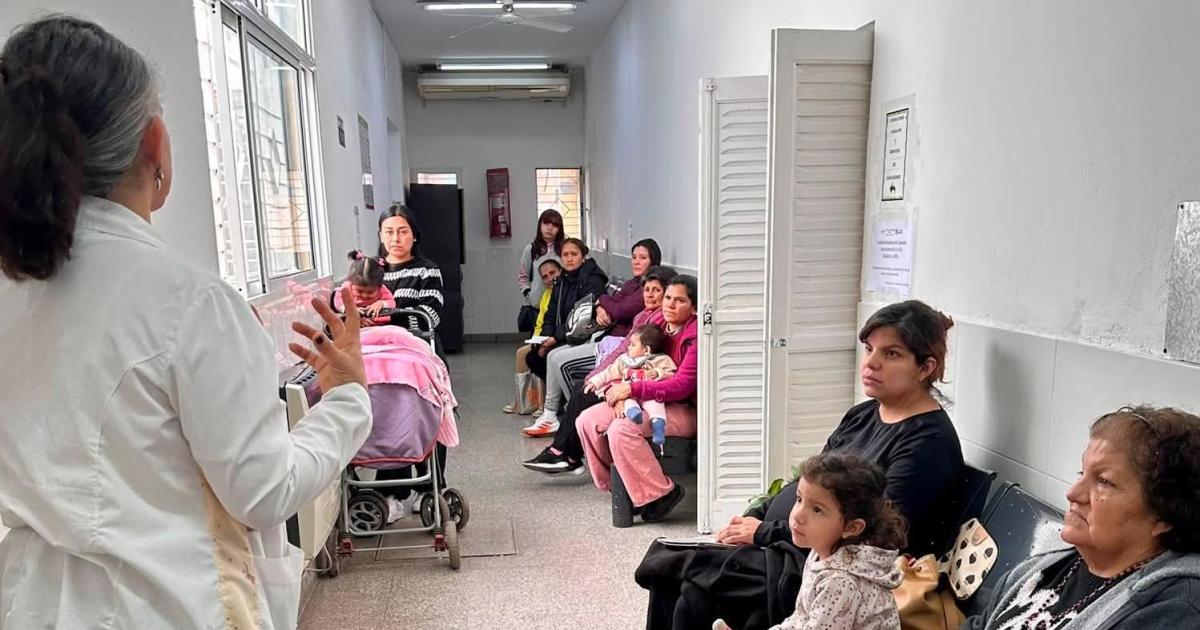 En el Hospital Dr Gumersindo Sayago hubo una charla abierta para madres