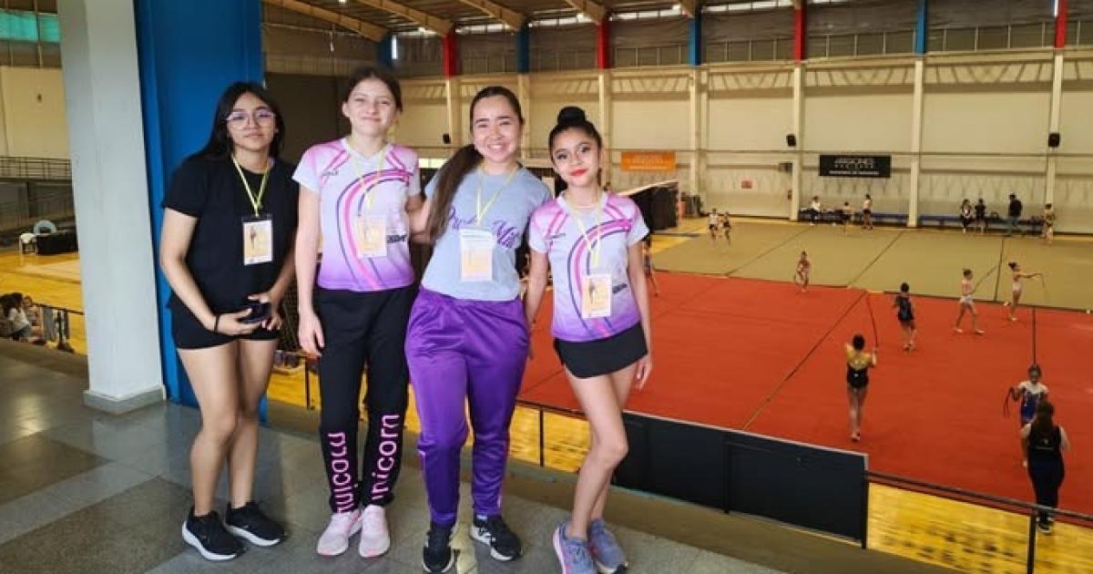 Gimnastas santiaguentildeas representan a la provincia en el Nacional de Clubes de Gimnasia Riacutetmica