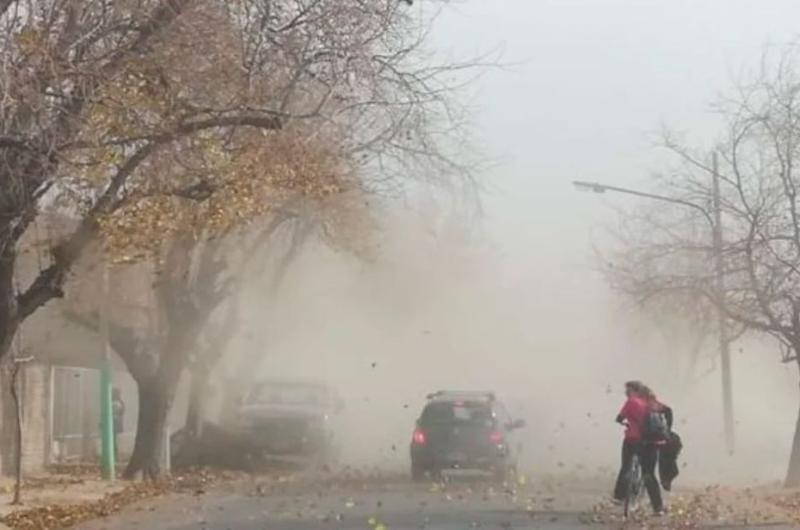 Alerta amarilla por fuertes vientos- recomiendan no ingresar al Parque Aguirre y extremar los cuidados en toda la ciudad