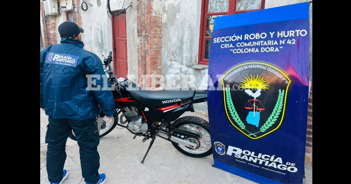 Colonia Dora- secuestran una Honda Tornado con pedido de captura por robo en Santa Fe